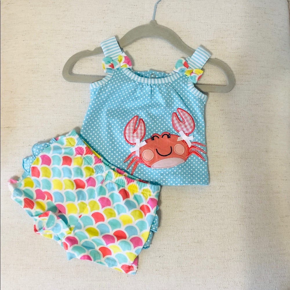 Nursery Rhyme Baby Girl short set